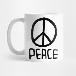 Peace Sign, Peace Please, No War, Antiwar Mug